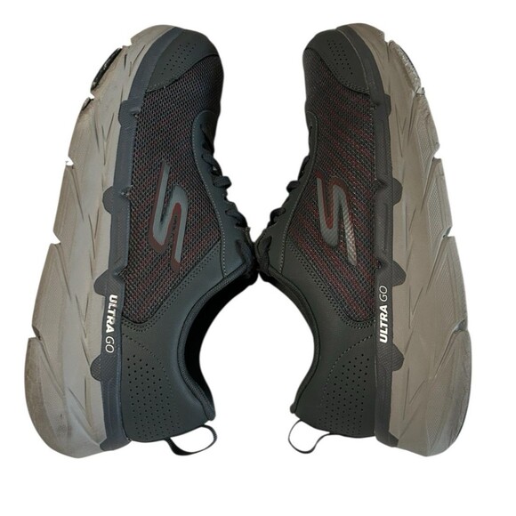 Skechers Go Run Ultra Max Cushioning Premier Running Gray Shoes 220078 Sz 9.5 - Picture 7 of 13